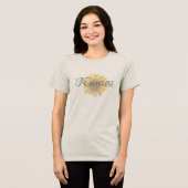 Kansas-Sonnenblume Tri-Blend Shirt (Vorderseite voll)