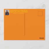 Kansas Sonnenuntergang mit Baumpost-Silhouette-Kar Postkarte (Rückseite)