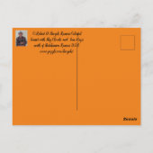 Kansas Sonnenuntergang mit Wolken und Sonnenstrahl Postkarte (Rückseite)