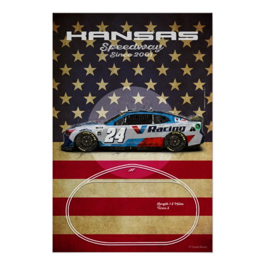 Kansas Speedway Poster (Vorderseite)