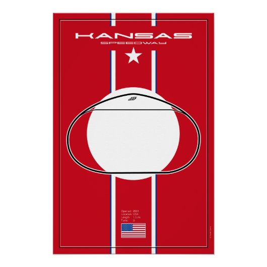 Kansas Speedway Poster (Vorderseite)