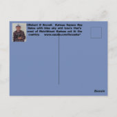 Kansas Square Hay Bales Post Card Postkarte (Rückseite)