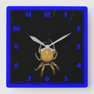 Kansas Square Quadratische Wanduhr