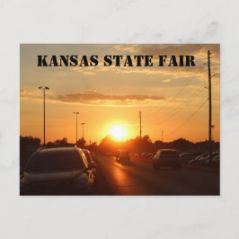 Kansas Staat Fair Sunset Post Card Postkarte