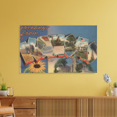 Kansas (Staat Hauptstadt/Blume) Leinwanddruck (Insitu (Wohnzimmer))