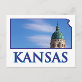 Kansas Staat Hauptstadt Postkarte