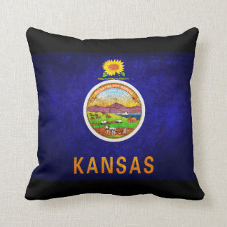 Kansas-Staatsflagge Kissen