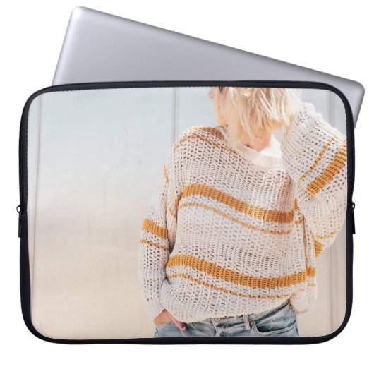 Kansas Stadt Laptopschutzhülle (Vorderseite)