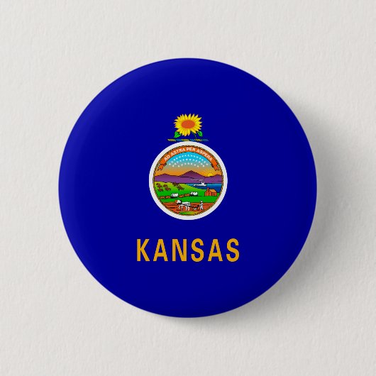 Kansas State Flag Button (Vorderseite)