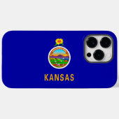 Kansas State Flag Case-Mate iPhone Hülle (Rückseite (Horizontal))
