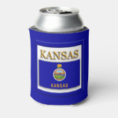 Kansas State Flag Dosenkühler (Kanne Rückseite)