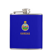 Kansas State Flag Flachmann (Vorderseite)