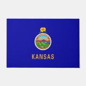 Kansas State Flag Fußmatte (Vorderseite)