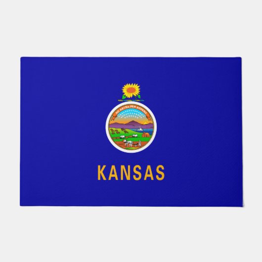 Kansas State Flag Fußmatte (Vorderseite)