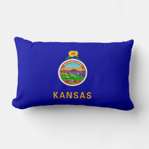 Kansas State Flag Lendenkissen