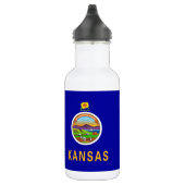 Kansas State Flag Liberty Flasche Trinkflasche (Rechts)