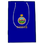 Kansas State Flag Mittlere Geschenktüte (Vorderseite)