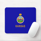 Kansas State Flag Mousepad (Mit Mouse)