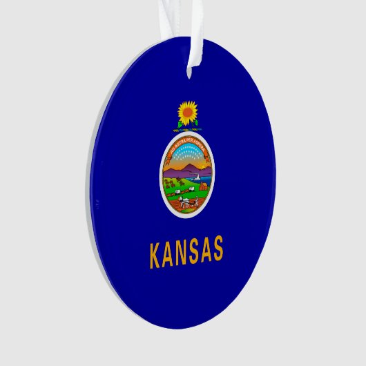 Kansas State Flag Ornament (Vorderseite)
