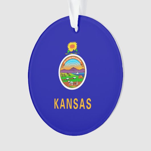 Kansas State Flag Ornament (Vorderseite)