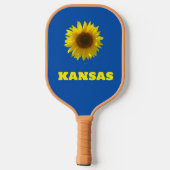 Kansas State Flag Pickleball Paddle (Rückseite)