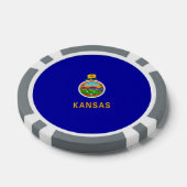 Kansas State Flag Pokerchips (Einzeln)