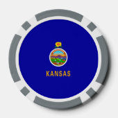 Kansas State Flag Pokerchips (Rückseite)