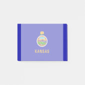 Kansas State Flag Post-it Klebezettel (Vorderseite)