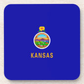 Kansas State Flag Untersetzer (Vorderseite)