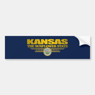 Kansas-Stolz Autoaufkleber
