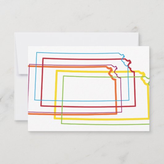 Kansas-Stolz Einladung (Vorderseite)