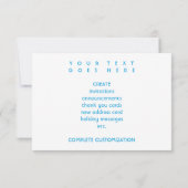 Kansas-Stolz Einladung (Rückseite)