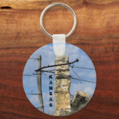 Kansas Stone Post Key-Kette Schlüsselanhänger (Vorderseite)