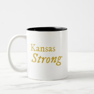 Kansas Strong Zwei-Tone-Kaffee-Tasse Zweifarbige Tasse