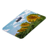 Kansas Sunblumen Magnet (Linke Seite)
