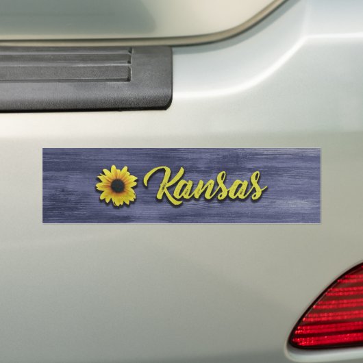 Kansas Sunflower Autoaufkleber (Auf Auto)