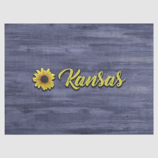 Kansas Sunflower Seidenpapier (Vorderseite)