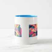 Kansas Sunflower Zweifarbige Tasse (Mittel)