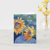 Kansas Suns Sunblumen Karte (Gelbe Blume)