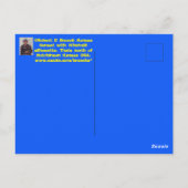 Kansas Sunset mit Windmill Silhouette. Postkarte (Rückseite)