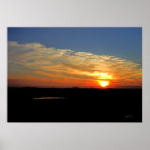 Kansas Sunset Poster (Vorne)