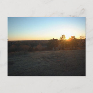 Kansas Sunset Postkarte