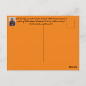 Kansas Sunset Windmill Silhouette Post Card Postkarte (Rückseite)