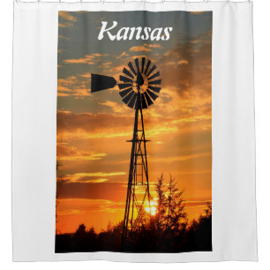 Kansas Sunset's Duschvorhang