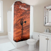 Kansas Sunset's Duschvorhang (Beispiel)