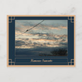 Kansas Sunsets Postkarte (Vorderseite)