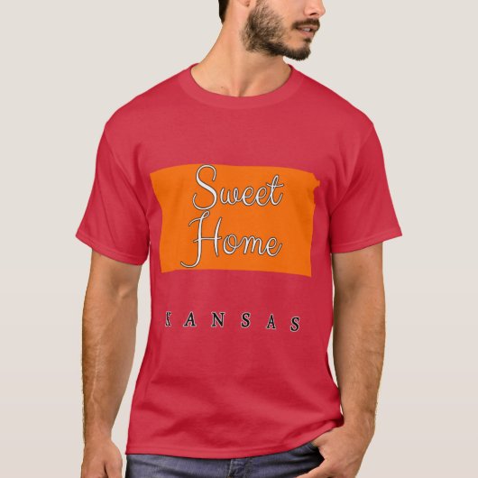 Kansas Sweet Home Kansas T-Shirt (Vorderseite)