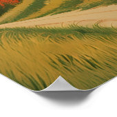 Kansas Tallgrass Prairie National Preserve V03 Poster (Ecke)