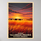 Kansas Tallgrass Prairie National Preserve V05 Poster (Vorne)