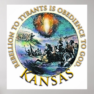 Kansas-Tee-Party-Plakat Poster